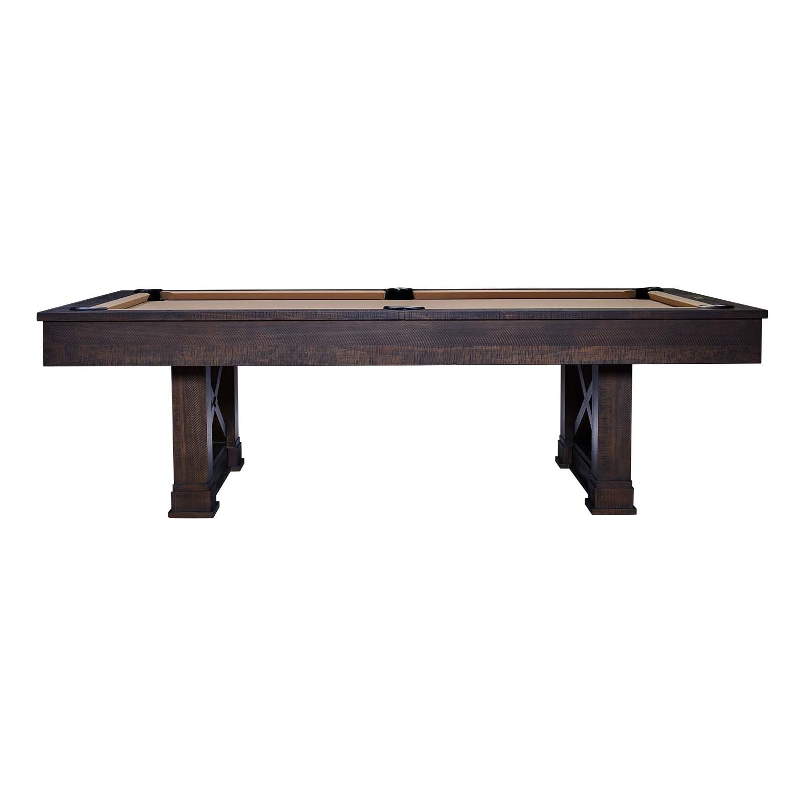 American Heritage Farmhouse Slate Pool Table 8' (Cappuccino)