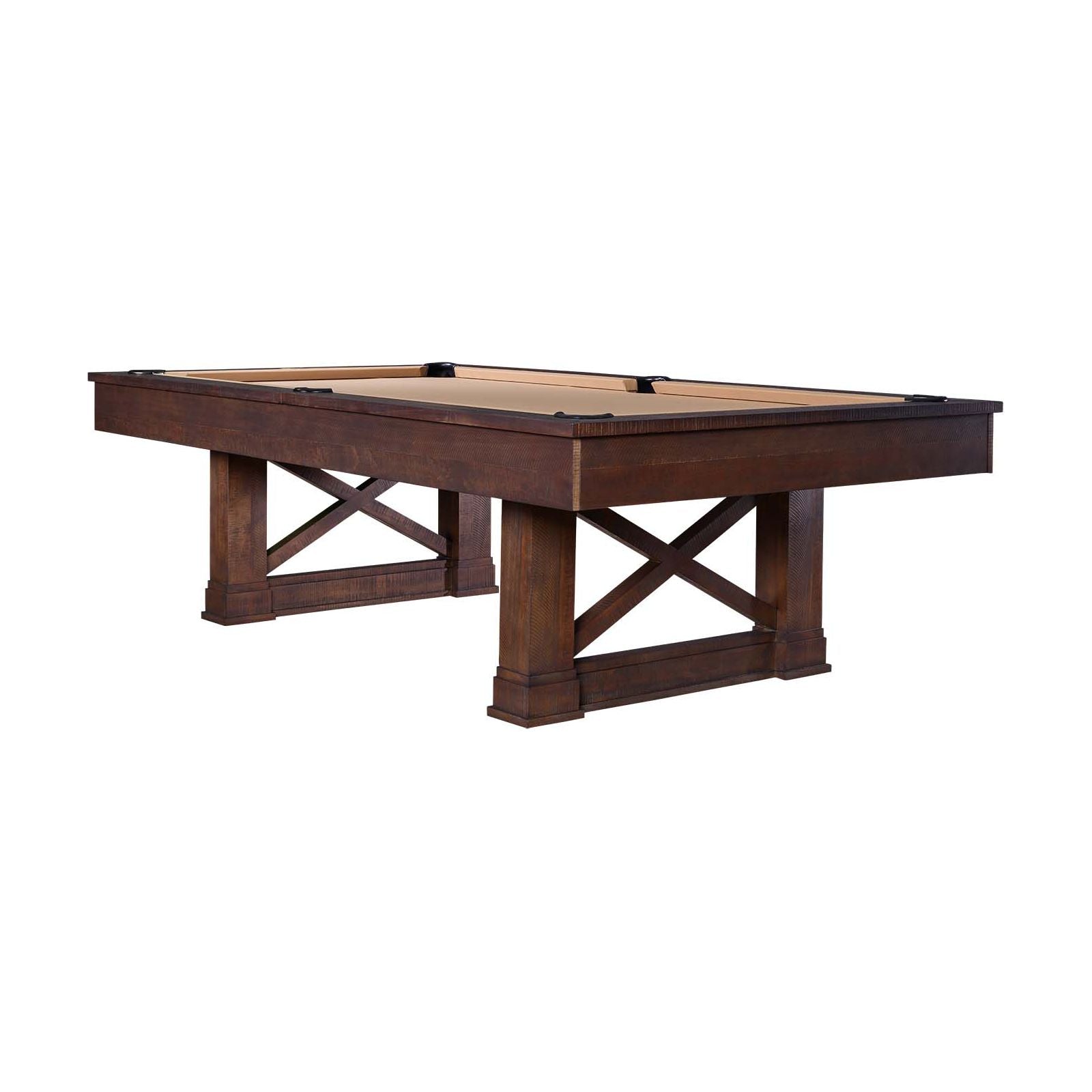 American Heritage Farmhouse Slate Pool Table 8' (Cappuccino)