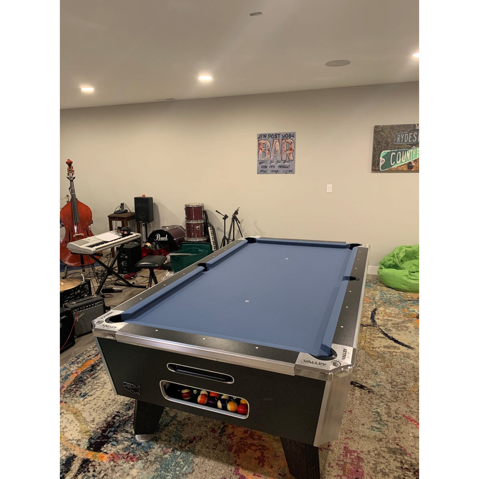 Valley Panther Commercial Home Pool Table