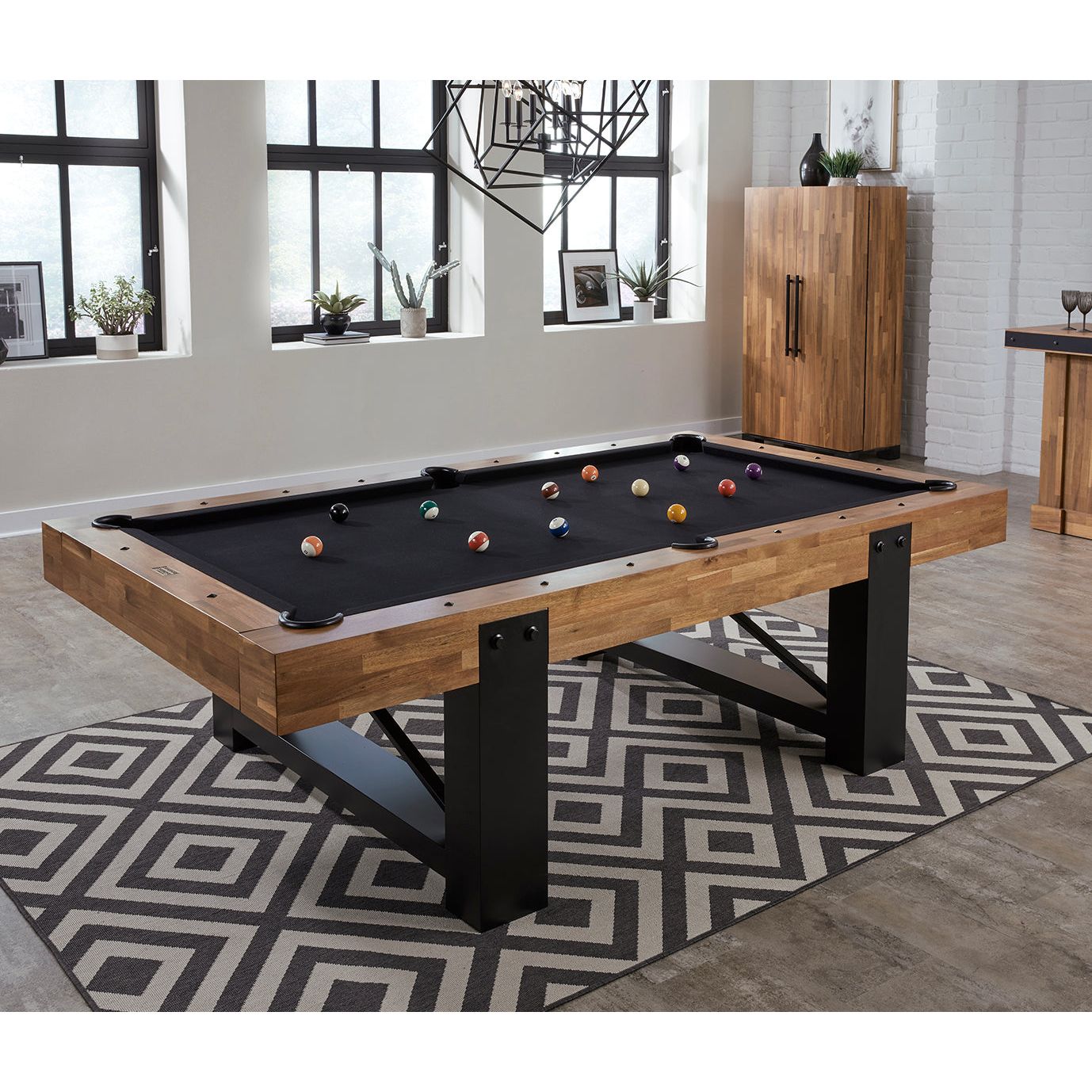 American Heritage Knoxville Slate Pool Table 8' (Acacia)