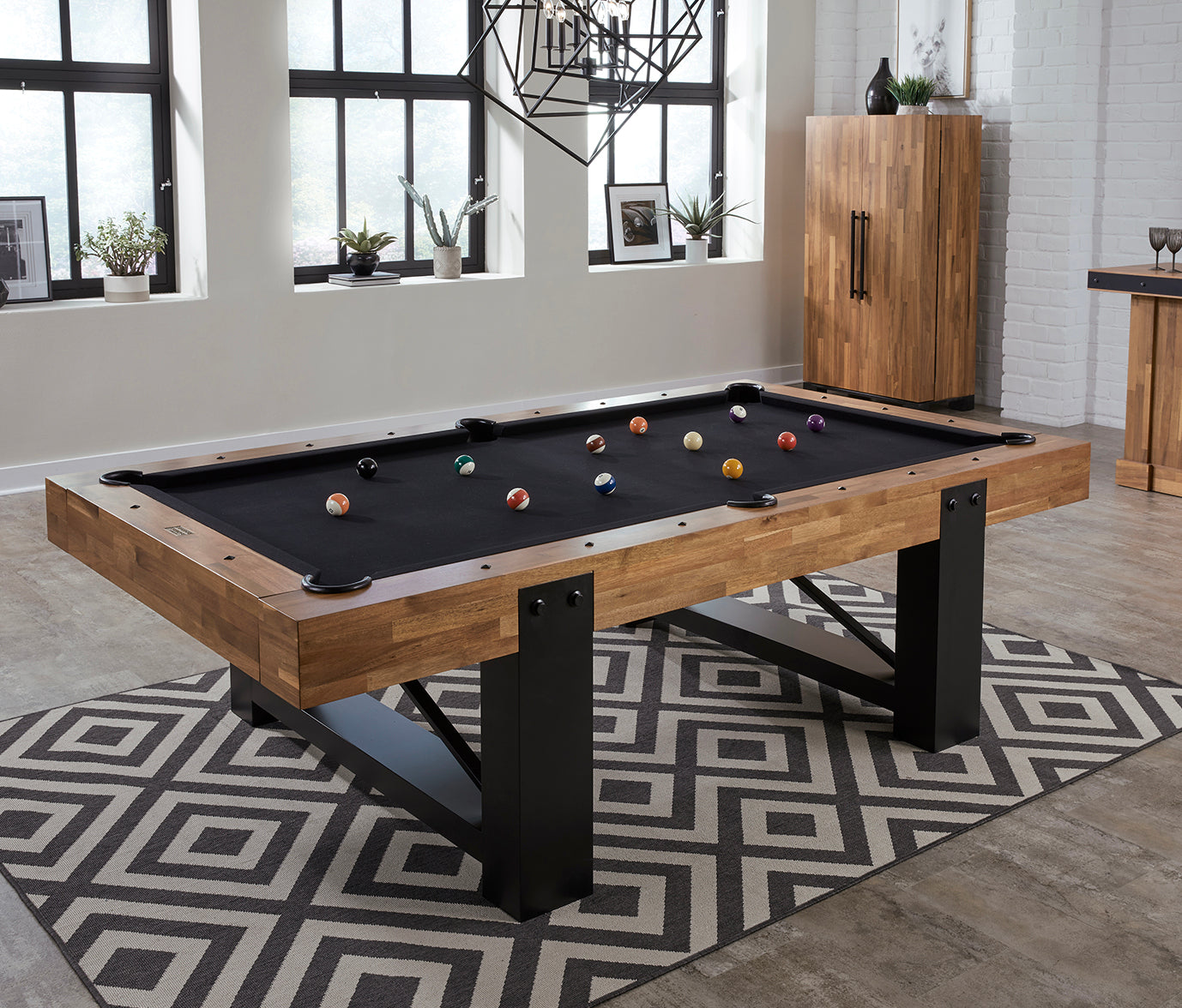 American Heritage Knoxville Slate Pool Table 8' (Acacia)