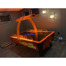 Load image into Gallery viewer, Dynamo Fire Storm Commercial Home Air Hockey Table 8&#39;