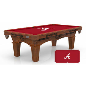 Holland Bar Stool Alabama Crimson Tide 8' Pool Table