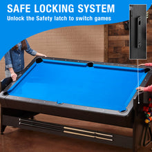 Load image into Gallery viewer, Fat Cat Original 3-in-1 7&#39; Pockey Multi-Game Table Blue